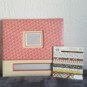 12 x 12 book with Stickers & Paper